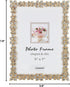 Licotom Luxury Metal Picture Frame with Brilliant Crystals, Gold Photo Frame 5 x 7 inch...