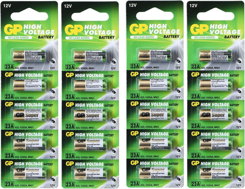 A23 12V Alkaline 23-A replacement battery 23AE GP - 20 Pack...