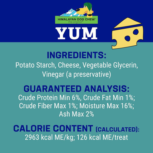 Himalayan Dog Chew Yak Cheese Dog Chews, 100% Natural, Long Lasting, Gluten Free, Healthy & Safe Dog Treats, Lactose & Grain Free, Protein Rich, M...