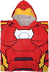 Jay Franco Marvel Super Hero Adventures Iron Man Kids Bath/Pool/Beach Hooded Poncho - Super Soft & Absorbent Cotton Towel, Measures 22 x 22 Inches...
