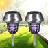 Solar Bug Zapper Outdoor Mosquito Zapper 2 in 1 Mosquito Killer Lamp for Patio Backyard Garden Pathway Insect Mosquito Repellent purple and White ...