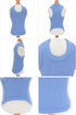 Lovelonglong 2019 Summer Pet Clothing, Dog Clothes Blank T-Shirts Ribbed Tanks Top Thread Vests for Large Medium Small Dogs 100% Cotton Powderblue...