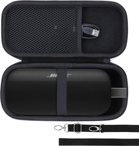 Hard Case Compatible with Bose SoundLink Flex Bluetooth Portable Speaker (Black Case)......