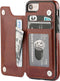 ONETOP for iPhone SE(2022) iPhone SE(2020) iPhone 7/8 Wallet Case with Card Holder, Premium PU Leather Kickstand Card Slots, Double Magnetic Clasp...