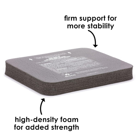 Diono Angle Adjuster Car Seat Leveler, Car Seat Wedge Cushion, Foam Provides More Legroom for Rear-Facing Car Seats...