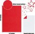 20 Sheets Christmas Red Glitter Cardstock Paper, A4 Size Glitter Paper for Crafts, Birthday and Wedding Party decorations, Gift Box packing and Ot...