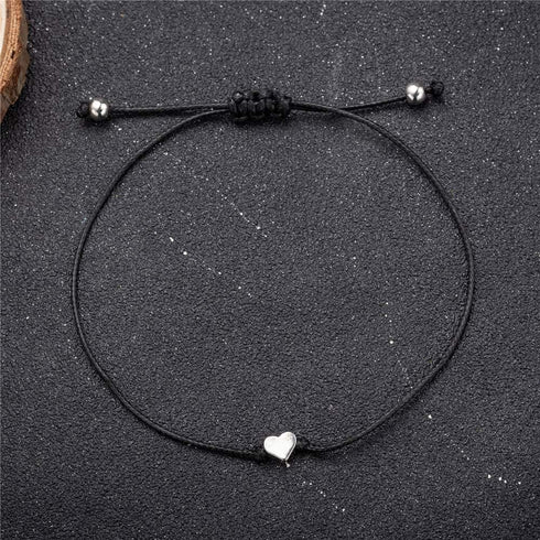 Evil Eye Anklet for Women Men Handmade Wax Rope Star Charm Ankle Bracelets for Women Men Minimalist Jewelry Adjustable...