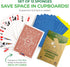 Biodegradable Cellulose Compressed Sponges - Pack of 12 Kitchen Sponges for Cleaning - Heavy Duty and Natural Multipurpose Household Cleaning Spon...