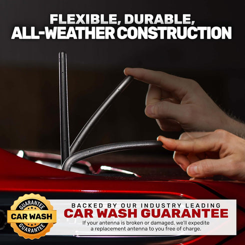 AntennaMastsRus - The Original 6 3/4 Inch is Compatible with Chevrolet Avalanche (2006-2013) - Car Wash Proof Short Rubber Antenna - Internal Copp...