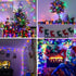 33ft 100 LED Christmas Lights Plug in, 8 Modes Christmas Tree Lights Outdoor Waterproof, Multicolor Christmas Lights for Tree, Patio,Yard...