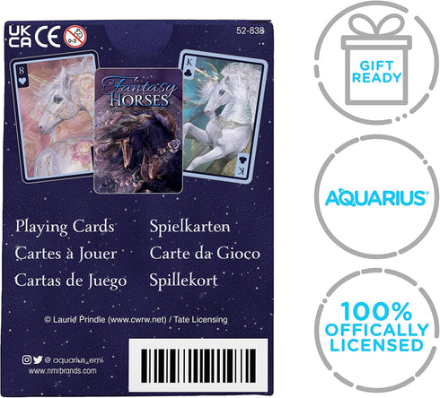 AQUARIUS - Laurie Prindle- Fantasy Horses Playing Cards...