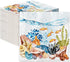 AnyDesign 80PcsMarine Life Landscape Paper Napkins Under the Sea Disposable Luncheon Napkins Summer Dessert Dinner Hand Napkin for Table Supplies,...