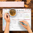 Weekly To Do List Notepad with 52 Undated Tear Off Sheets?8.5"×11") Weekly Desk Planner Pad with Spiral Binding for Women & Man, Work, School and ...