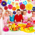 Geyee 18 Pcs Mexican Paper Flowers Colorful Fiesta Tissue Paper Flowers Pom Poms Mexican Carnival Paper Flowers for Floral Party Backdrop Wedding ...