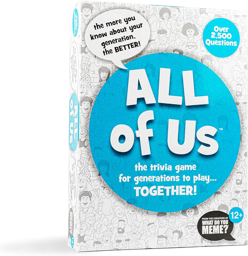 WHAT DO YOU MEME? All of Us - The Family Trivia Game for All Generations - Family Card Games for Kids and Adults...