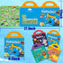 Reusable Quiet Sticker Books for Kids & Toddlers, 4 Sets Travel Stickers Story Busy Books for Toddler 2-4 Years Birthday Gifts - Vehicle, Space, D...