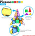 PicassoTiles Magnetic Building Block Set Magnet Tiles Construction Toy STEM Learning Kit Educational Playboards Pretend Play Stacking Blocks Child...