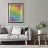 Posterizer 1 pcs-welcome all sizes and sexes and colors sign-Gay & LGBTQ Art-Motivational & Inspirational Art-Gift for LGBTQ, Queer, Gay, Bi, Lesb...