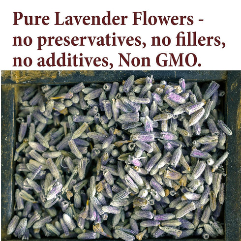 The Spice Way Lavender Flowers - (2 oz) dried flower buds for tea and culinary use - Culinary Lavender Buds - Dried Edible Lavender for Drinks, Ch...