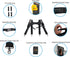 Movwokon Tool Belt Suspender for Man Carpenter Electrician Construction Adjustable High Efficiency(H style), average, Grey...
