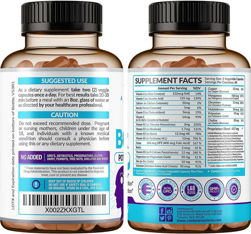 40-in-1 Brain Booster Supplements for Memory, Focus, Clarity, Energy, Performance | Natural Nootropic Brain Support Supplement with DMAE, Bacopa M...