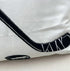 Embroidered Hockey Throw Pillow Cover,Square 18 inch Decorative Canvas Pillow Cover for Ice Hockey Room Decor(Cover Only)...