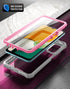 Poetic Guardian Series Case Designed for Samsung Galaxy A13 5G, Full-Body Hybrid Shockproof Bumper Cover with Built-in-Screen Protector, Pink/Clea...