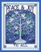 Qeerysew Cross Stitch Kits Stamped Full Range of Embroidery Starter Kits for Beginners DIY- Printed Kits Wishing Tree(Printed) 11CT15.7x19.7inches...
