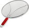 Splatter Guard for Frying Pan & Food Strainer and Universal Cookware 13" - Stops Hot Oil Splash - RED Handle - Splatter Screen for Cooking...