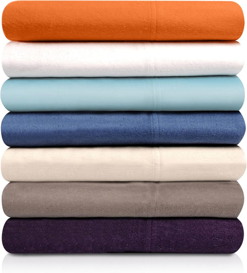 Superior Flannel-PC Pillowcase, Standard, Light Blue...