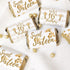 White and Gold Sweet 16 Birthday Party Mini Chocolate Candy Bar Wrappers - Sixteen 16th Party Favor Stickers - 42 Stickers...