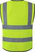 Reflective Safety Vest for Men Women with 8 Pockets and Zipper High Visibility Mesh Construction Work Vest Meets ANSI/ISEA Standards (KZ170-Yellow...