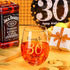 Cheer to 30 Birthday Stemless Wine Glass 30th Birthday Wine Glass Present for Men Women 30th Birthday Party Wedding Anniversary Party Decorations ...
