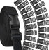 Buckles Strap Set, YGDZ 10 Yards 1 Inch Nylon Webbing Strap with 20 Set Side Release Plastic Buckles for Luggage Strap Backpack Repairing, Black...