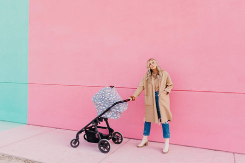 Copper Pearl Multi-Use Cover: Car Seat Covers, Nursing Cover, and Stroller Cover for Sun - Stretchy Fabric, All-Season Use, Stylish Designs, Easy ...