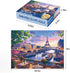 300 Piece Puzzle for Adults-Blooming Paris | Recycled Cardboar Jigsaw Puzzles 300 Pieces | Challenging Family Activity Great Gift Idea for Family ...
