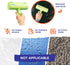Roller Pet Hair Remover & Reusable Lint Roller - Cat and Dog Fur Remover - Washable Pet Hair Removal Tool for Furniture, Couch, Bedding, Clothes, ...