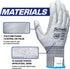 Schwer 3 Pairs AIR-SOFT Cut Resistant Gloves AR7120 ANSI A6 Cut Proof Work Gloves, Touchscreen, for Men and Women Used for Woodworking, Glass Cutt...