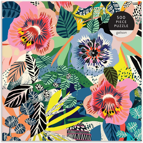 Galison Kitty McCall Lost in The Garden 500 Piece Puzzle from Galison - 20" x 20" Jigsaw Puzzle, Bright Botanical Artwork, Fun and Challenging Act...