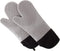Silicone Oven Mitts – Extra Long Professional Quality Heat Resistant with Quilted Lining and 2-sided Textured Grip – 1 pair Gray by Lavish Home...