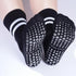 3 Pair Pilates Socks with Grips, Women Non Slip Socks Anti Skid Socks for Barre Ballet Dance Workout Hospital...