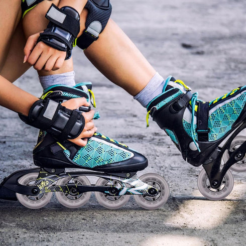 Inline Skate Wheels with Bearings, 3 Inch Roller Blade Wheels 76mm Outdoor and Indoor Clear Wheels for Office Chairs, Luggage (4 Pack,Silver)...