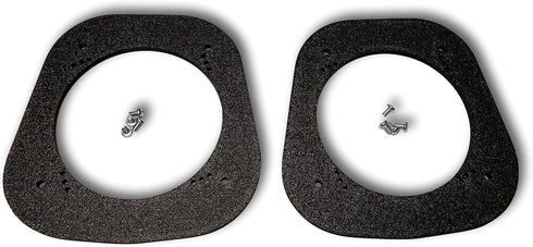 1 Pair - 5.25 5.25" Rear Door Speaker Adapters Compatible with 1996-2002 4Runner - SPKBRK009...