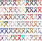 60 Pcs Women Handbag Scarf Head Scarf for Hair Purse Scarf Handle Ribbon Satin Head Scarf Neckerchief Silk Scarf Headband Charm for Girls Decorati...