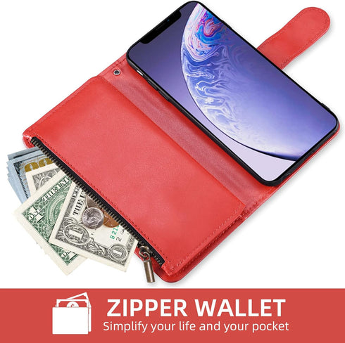 Asuwish Phone Case for iPhone 11 6.1 Wallet Cover with Tempered Glass Screen Protector and Flower Flip Credit Card Holder Stand Cell Accessories i...