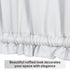 Aquazolax Rod Pocket French Door Curtain Drapes - Blakout Door Panel 25x72-Inch Premium Window Treatment Coverings for Glass Door - 1 Panel, Greyi...