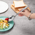 IMEEA Flat Bottom Serving Spoon 18/8 Stainless Steel Slotted Spoon 10-Inch Flat Edge Spoon Cooking Spoon, Set of 2...