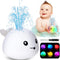 ZHENDUO Baby Bath Toys, Rechargeable Bath Toys, Whale Spray Water Bath Toy, Sprinkler Bathtub Shower Toys for Toddlers Kids Boys Girls, Pool Toy f...