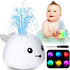 ZHENDUO Baby Bath Toys, Rechargeable Bath Toys, Whale Spray Water Bath Toy, Sprinkler Bathtub Shower Toys for Toddlers Kids Boys Girls, Pool Toy f...
