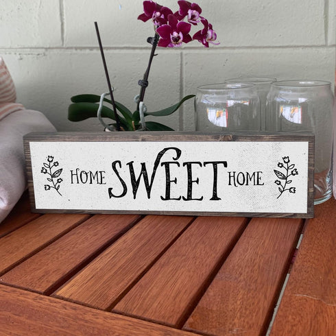 Home Wood Signs (Medium - Wood And Metal, Home Sweet Home)...